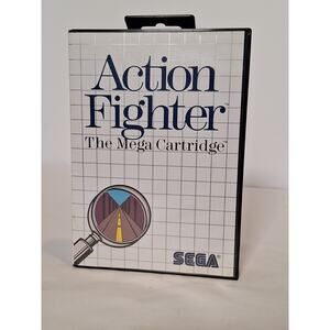 Action Fighter Sega Master System Video Game CIB Near Mint Mega Cartridge